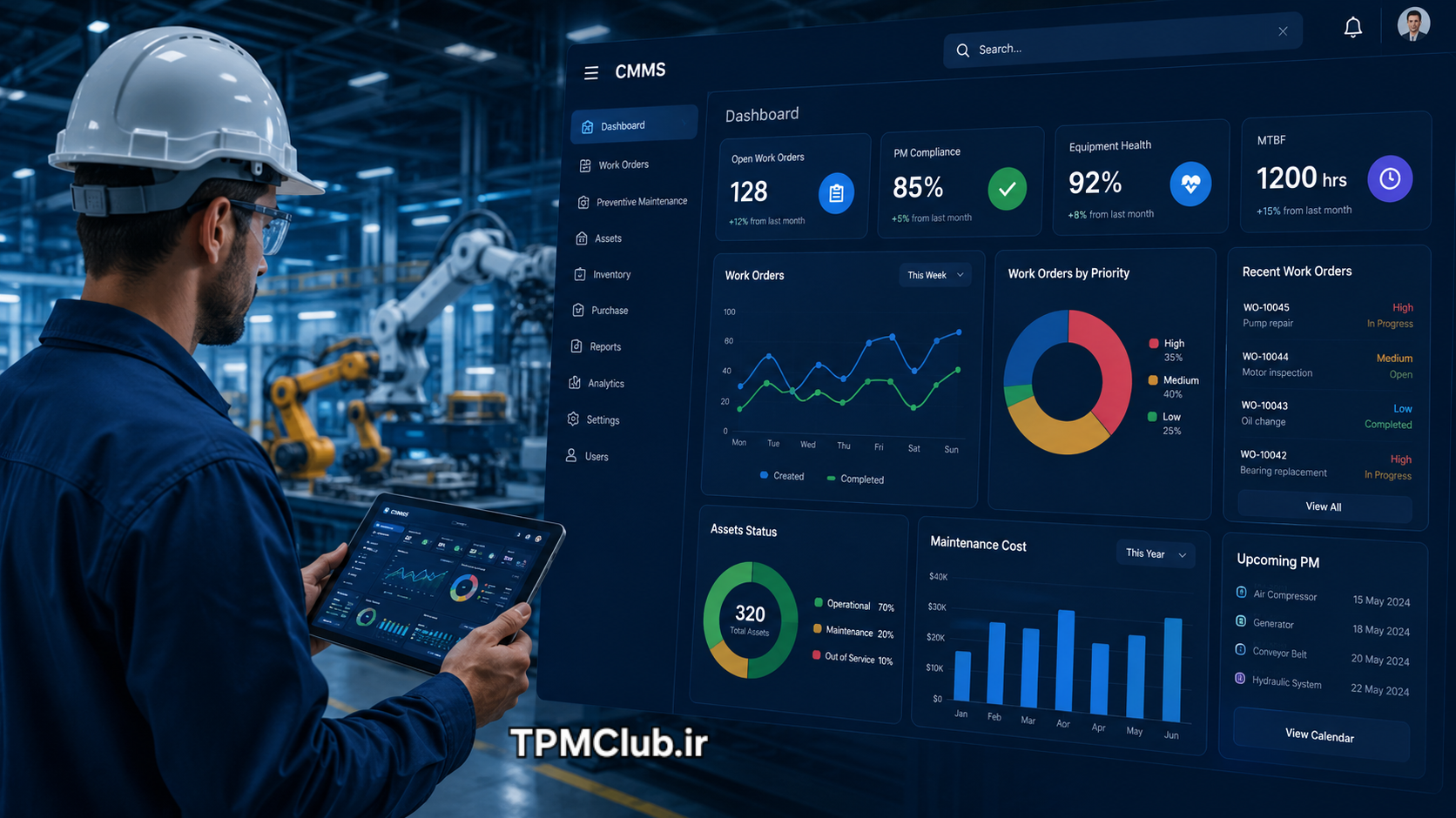 نرم افزار مدیریت نگهداری و تعمیرات (CMMS) چیست؟