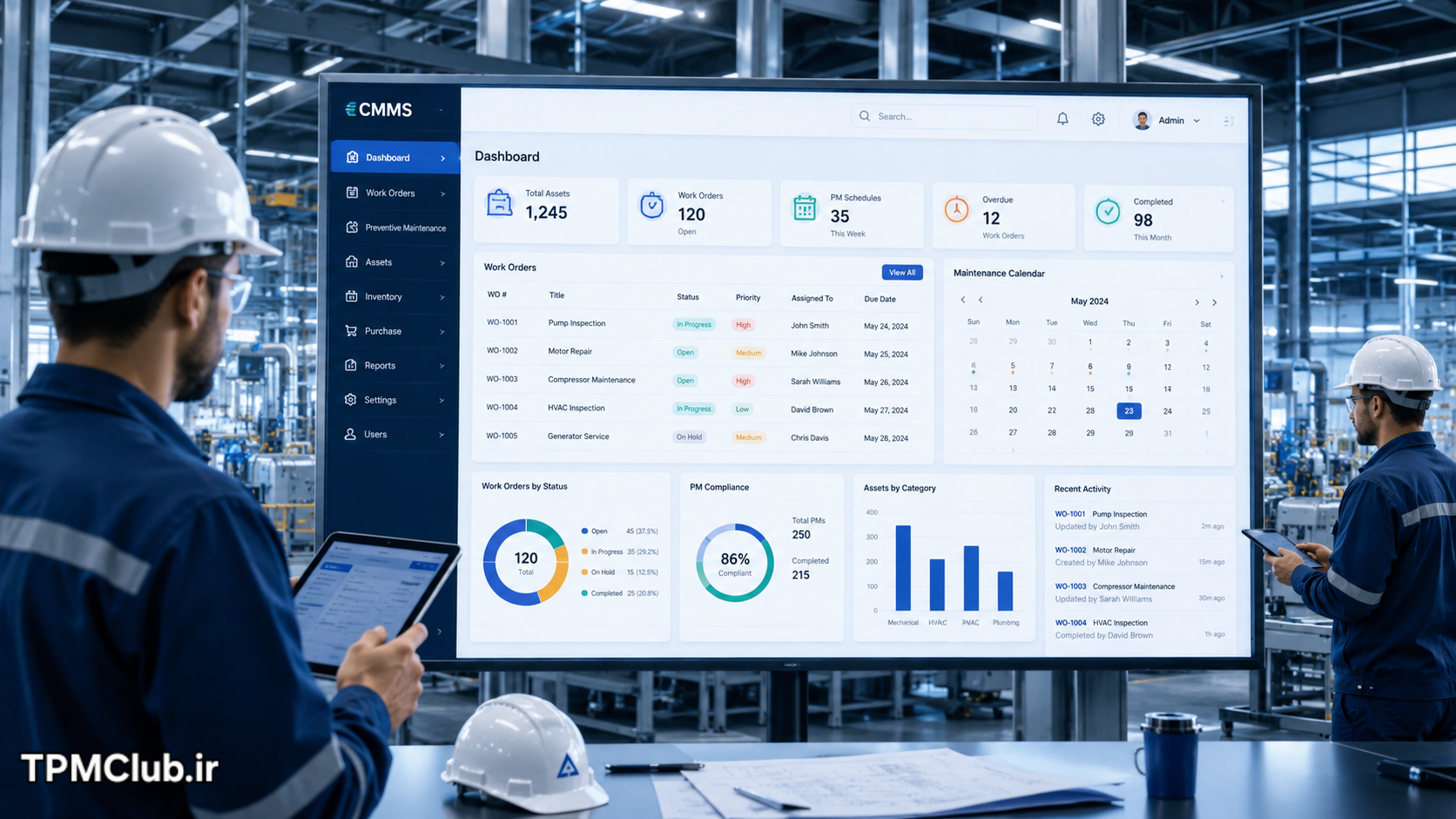 بهترین سیستم CMMS برای مدیریت و نگهداری امکانات